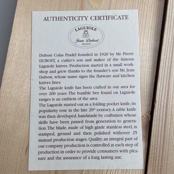 Laguiole Sets 3-Piece Serving Cutlery Set Black and 4-Piece Cheese Knives Black - Picture 8 of 9